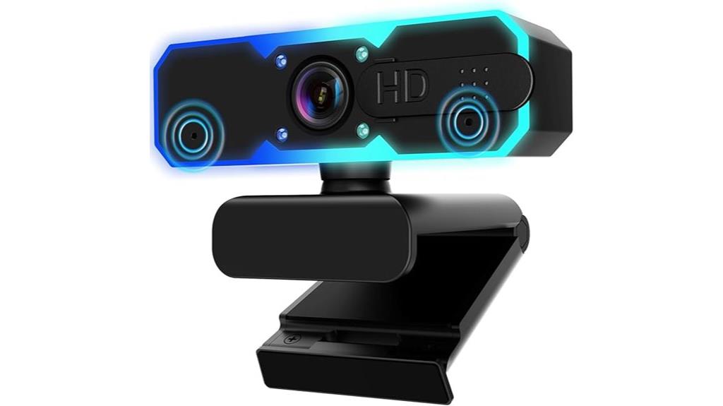 1080p webcam with lighting