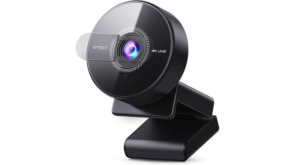 4k webcam with microphone