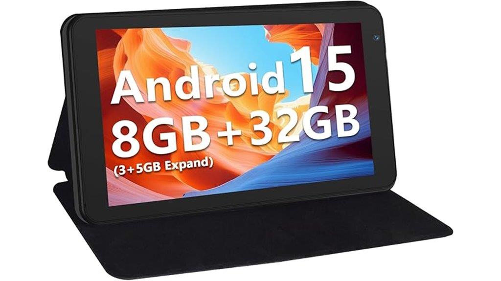 7 inch android tablet with case
