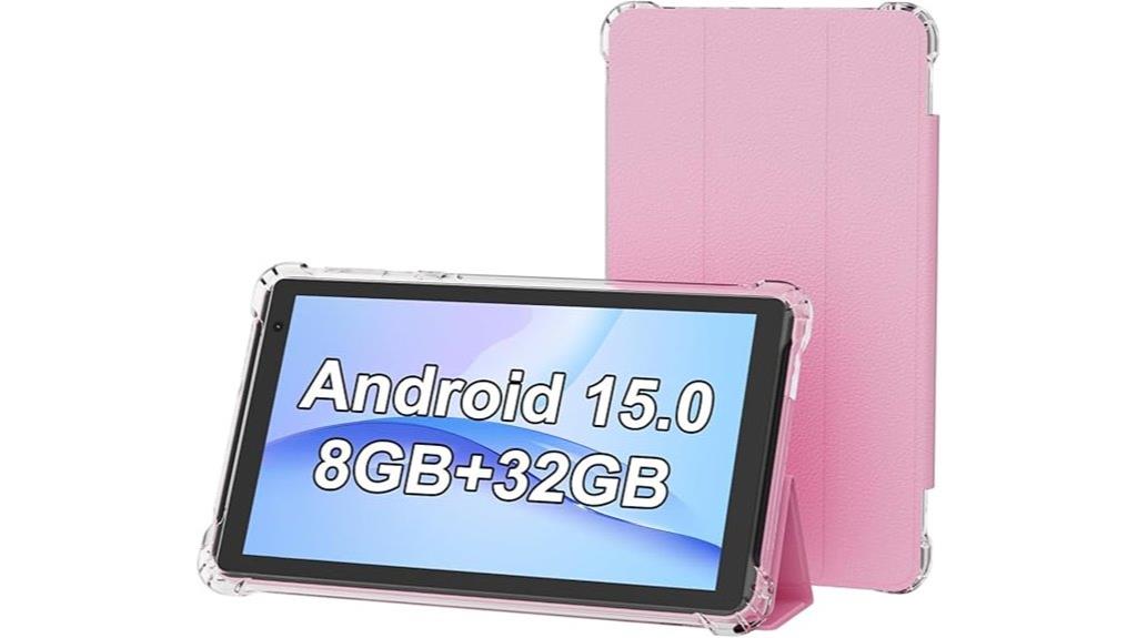 7 inch android tablet with case