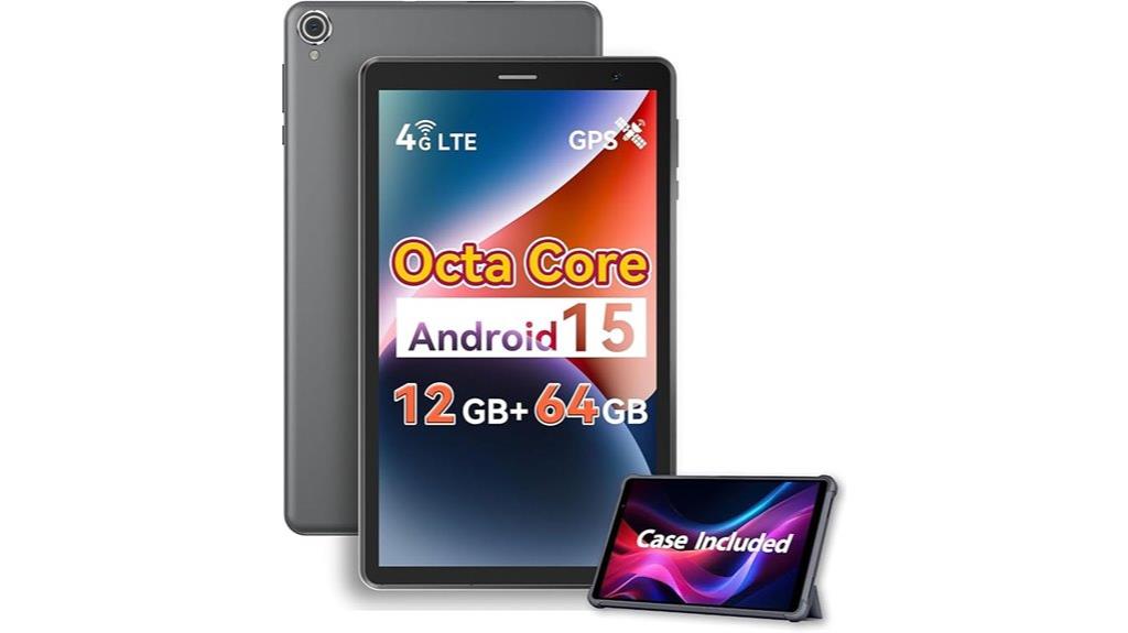 8 inch android tablet with sim