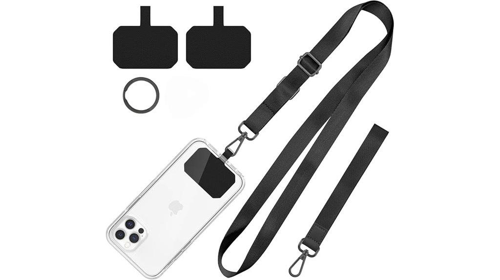 adjustable phone and key lanyard