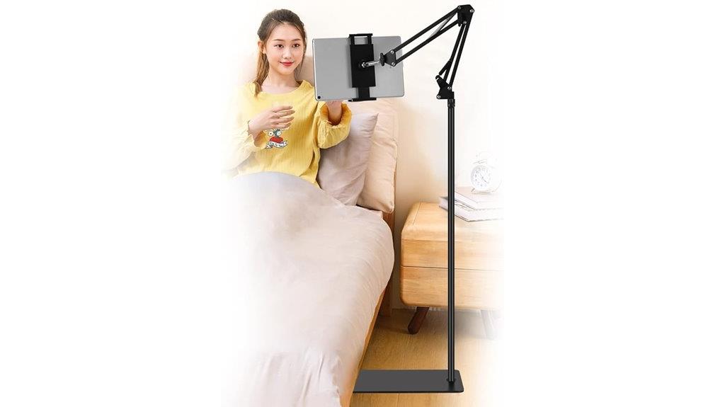 adjustable rotatable tablet stand