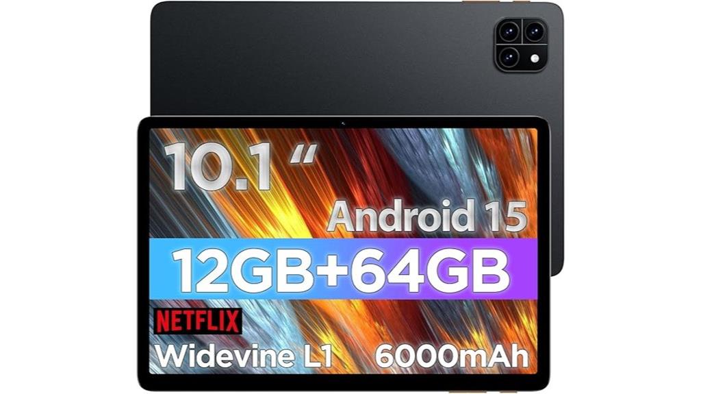 android 10 1 inch tablet