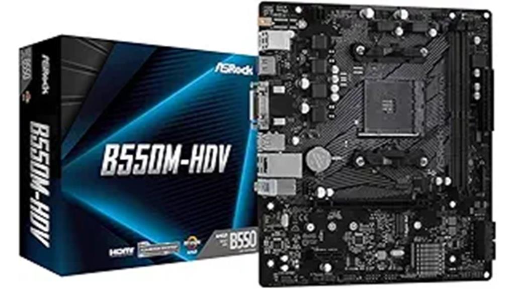 asrock b550m hdv motherboard