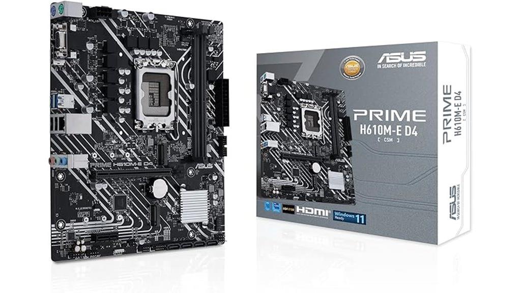 asus h610m e d4 motherboard