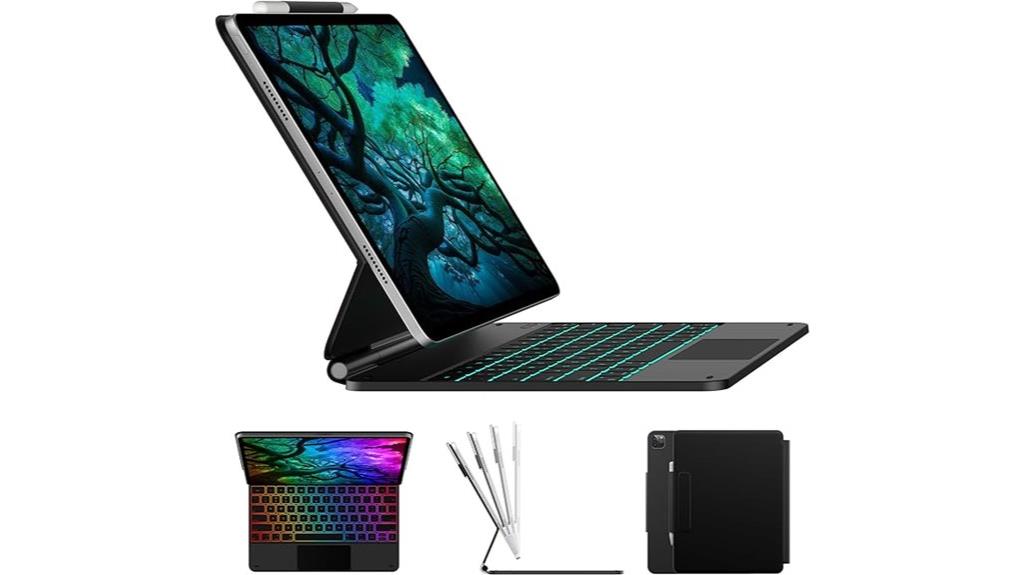 backlit ipad keyboard case