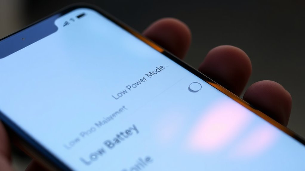 battery saver limits device performance