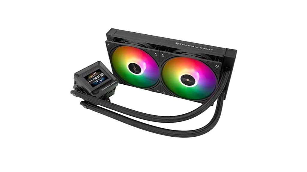 black argb aio cooler