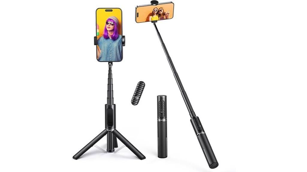bluetooth selfie stick tripod