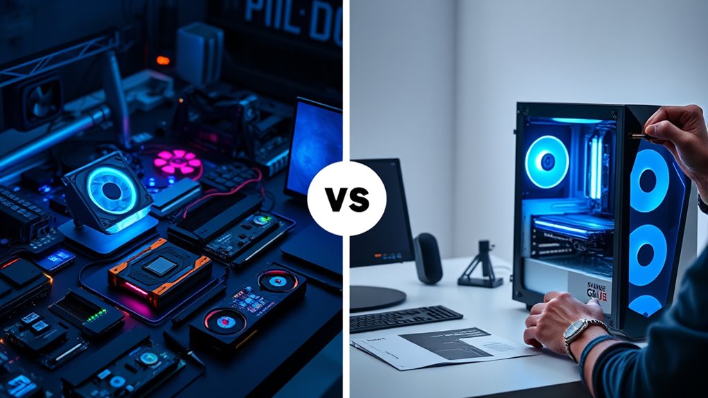 choosing between custom and prebuilt