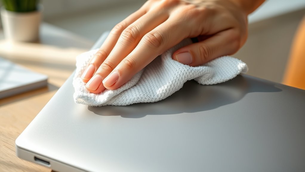 clean exterior and vents