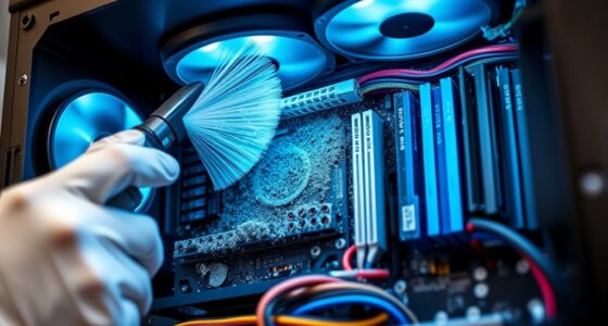 clean pc dust safely