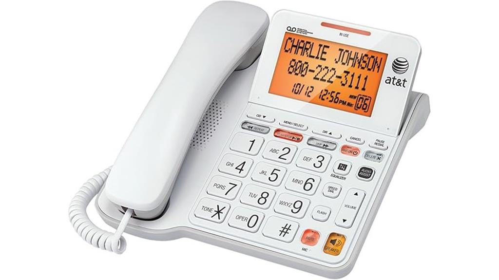 corded phone with answering