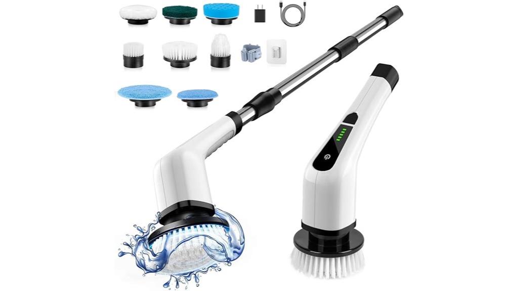 cordless electric scrubbing brush