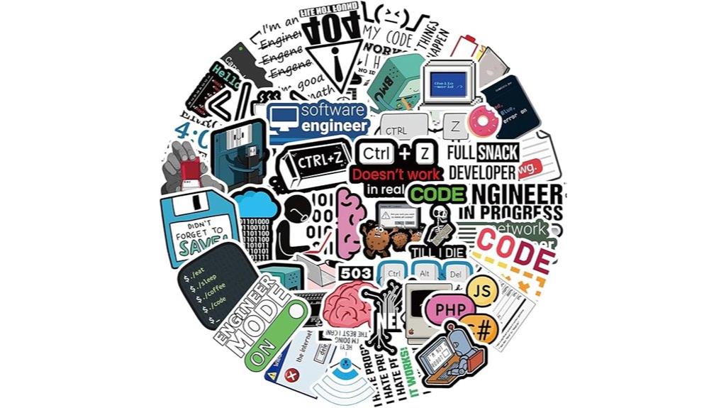 developer coding vinyl decals