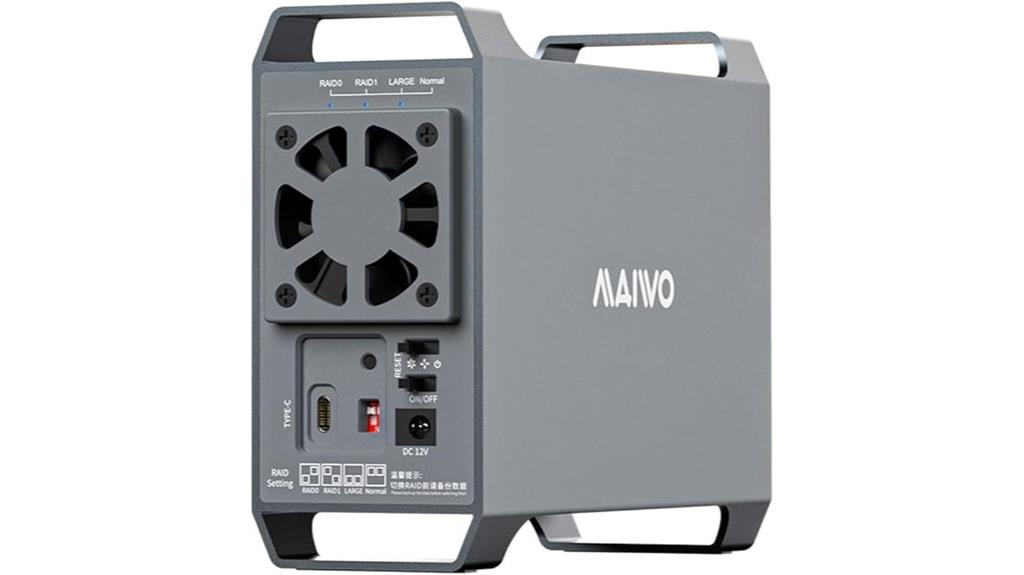 dual sata drive enclosure