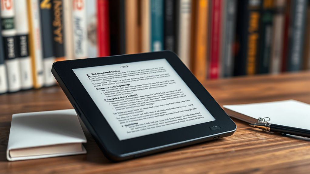ereader features for pdfs