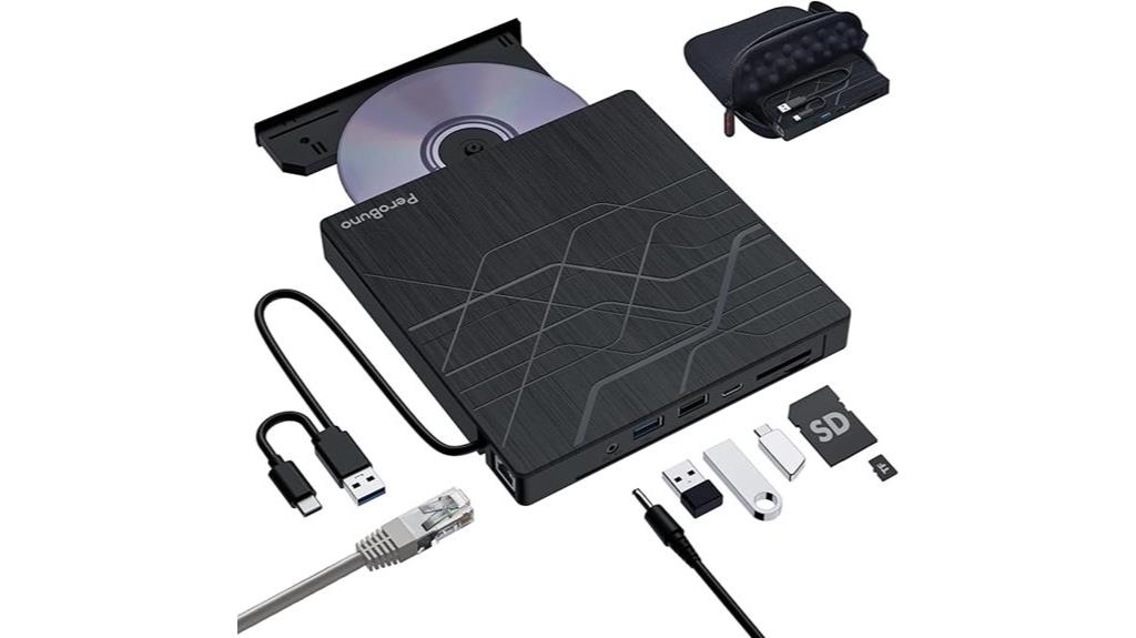 external drive with ports