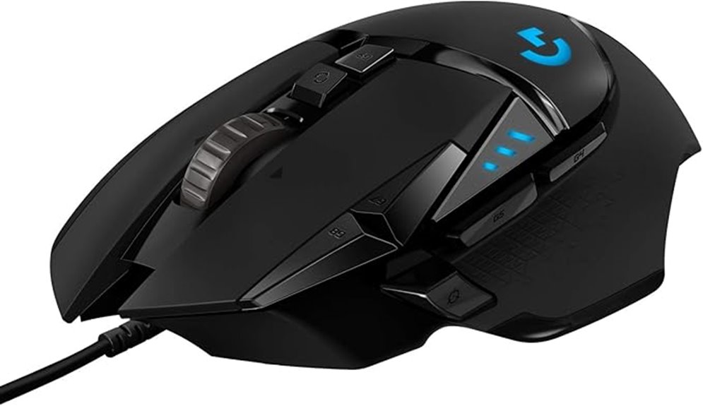 gaming mouse with customizable weights