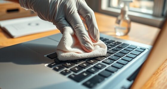 gentle laptop cleaning tips