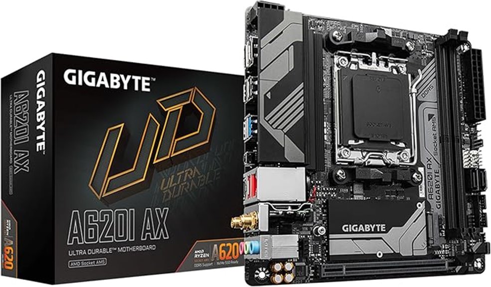 gigabyte a620i ax motherboard