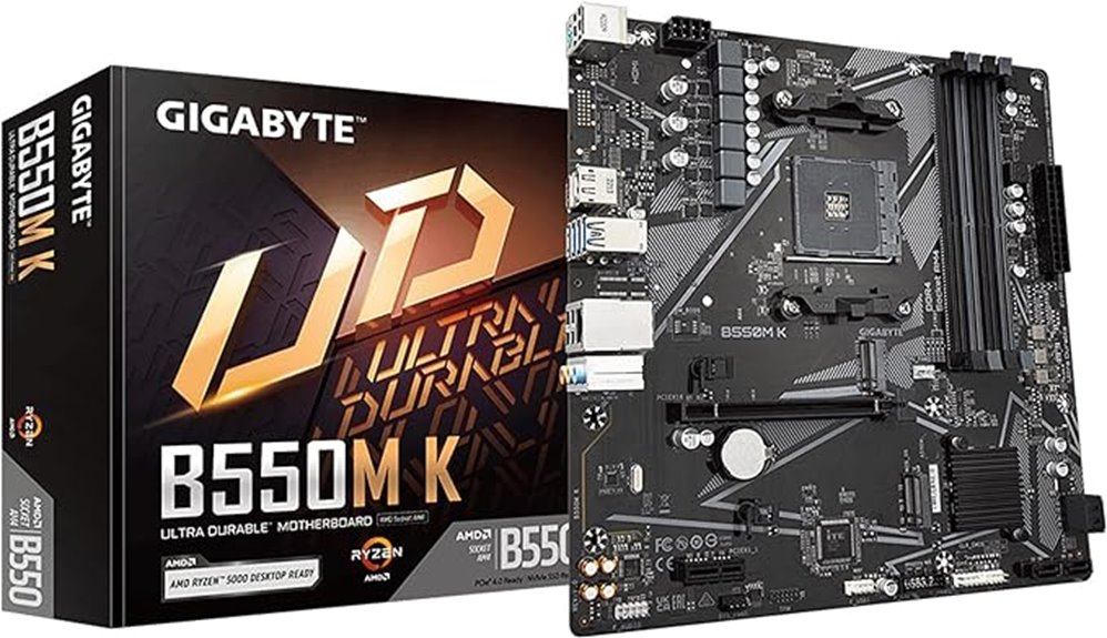 gigabyte b550m k motherboard