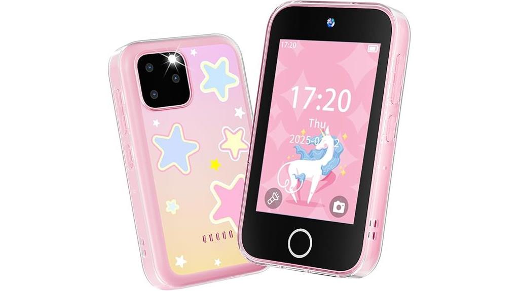 girls touchscreen learning phone