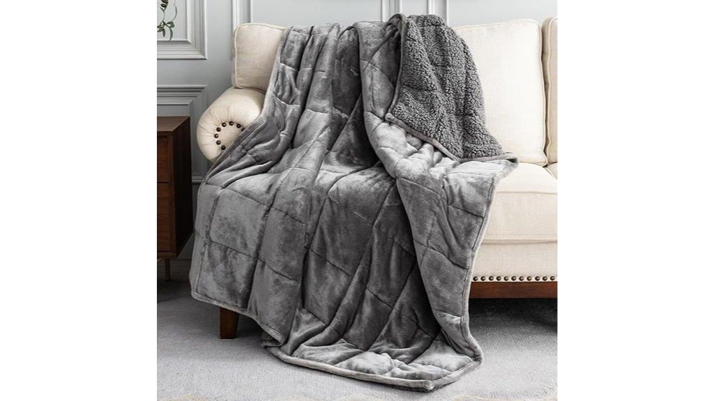 grey queen weighted blanket
