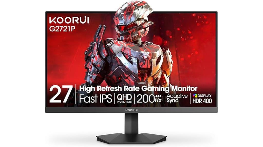 high performance 27 inch gaming monitor