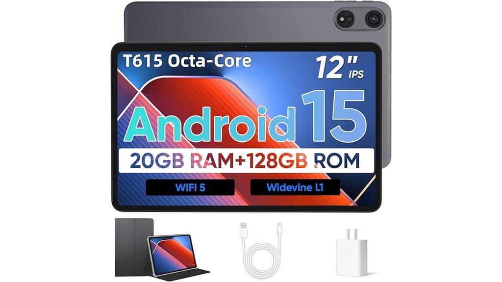 high ram large storage tablet