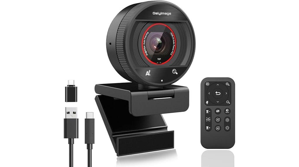 high resolution webcam with zoom