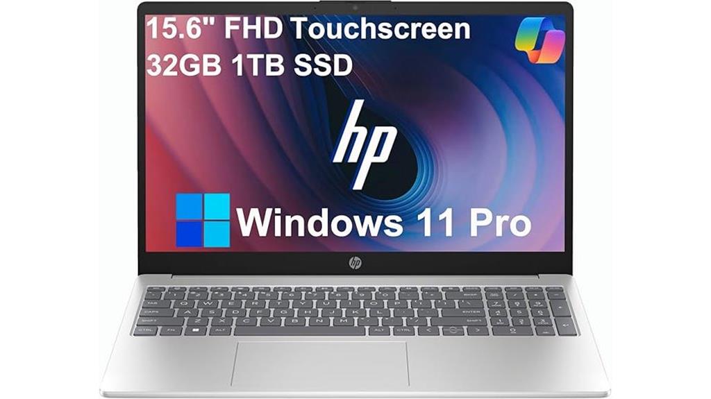 hp 15 inch touchscreen laptop