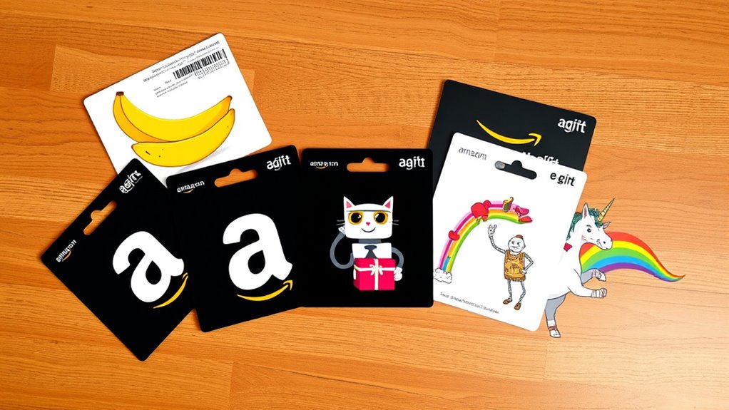 humorous amazon gift cards