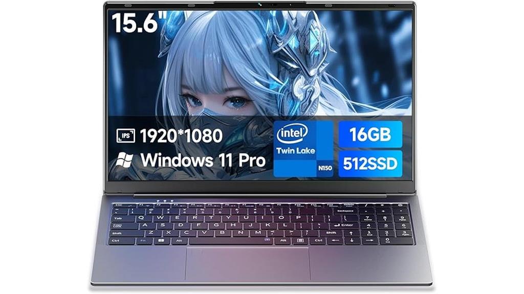 large screen laptop with high ram