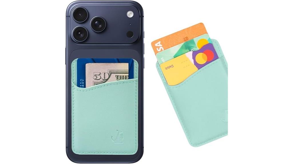 leather phone wallet sticker