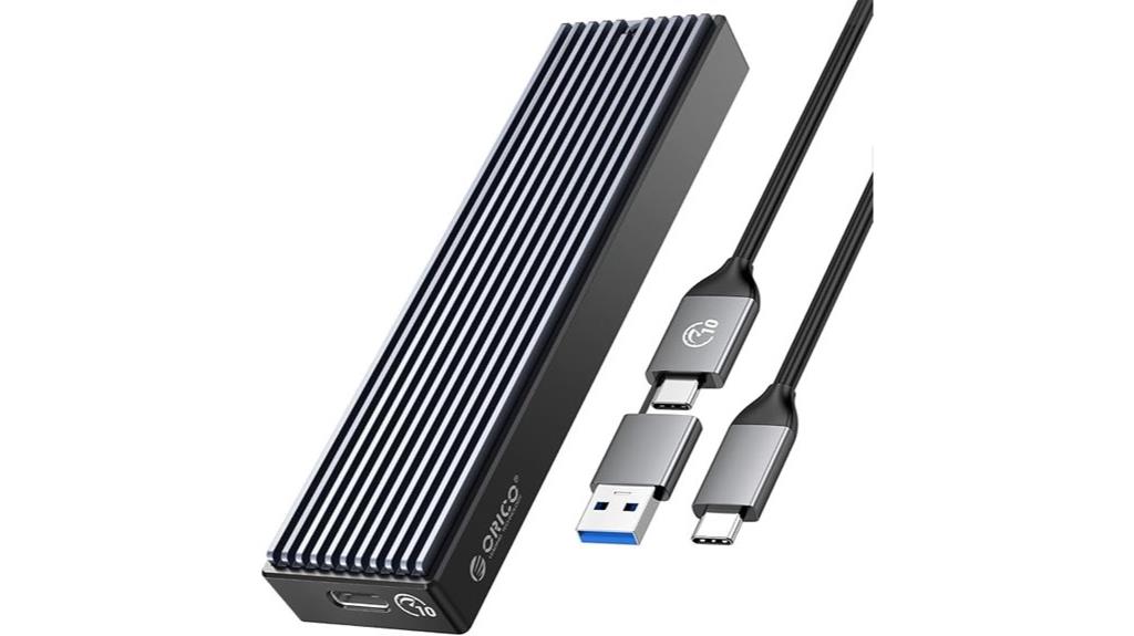 m 2 nvme ssd enclosure