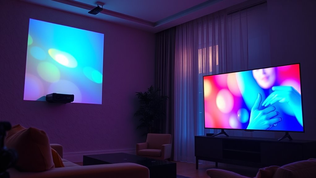 match brightness with environment