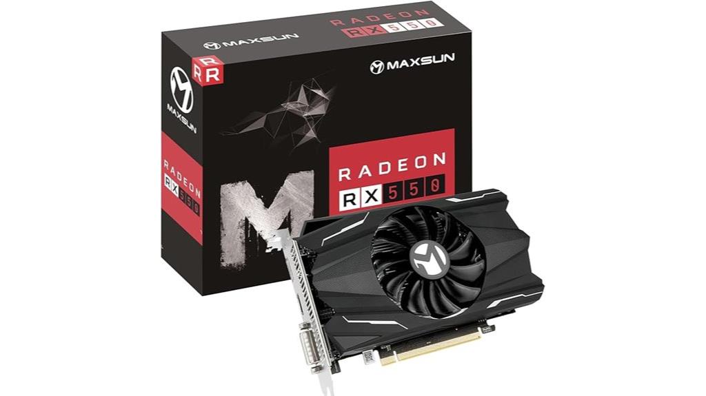 maxsun rx 550 graphics
