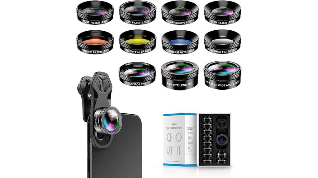 multifunctional phone lens kit