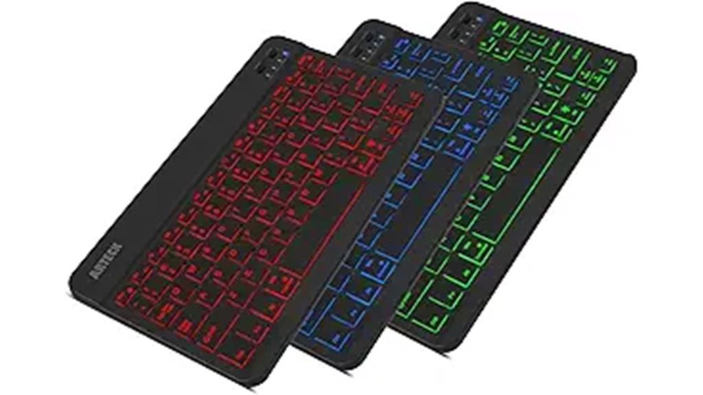 multiplatform backlit bluetooth keyboard
