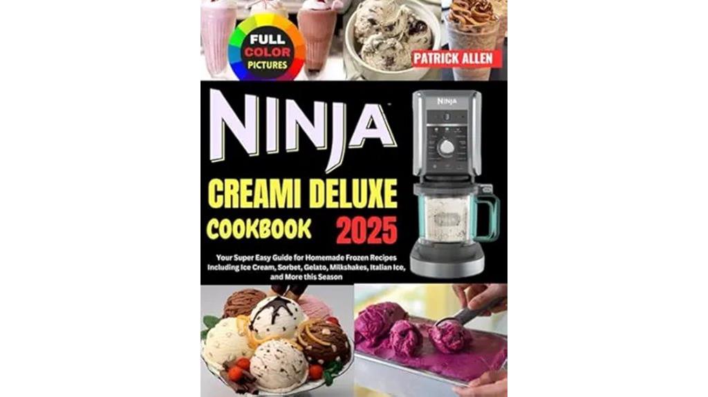 ninja creami deluxe cookbook