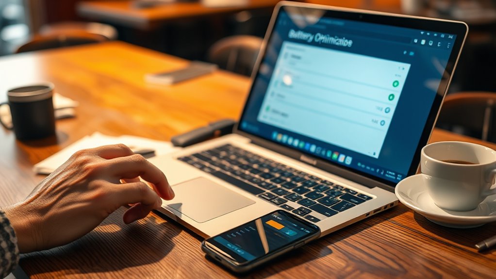 optimize battery saving features