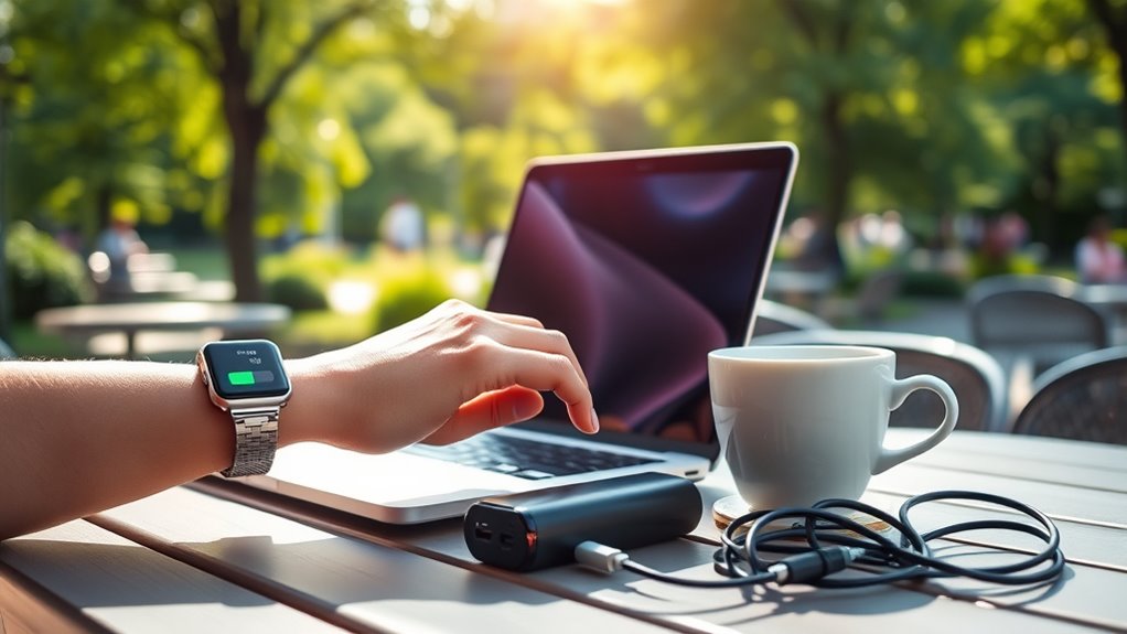 optimize portable laptop battery