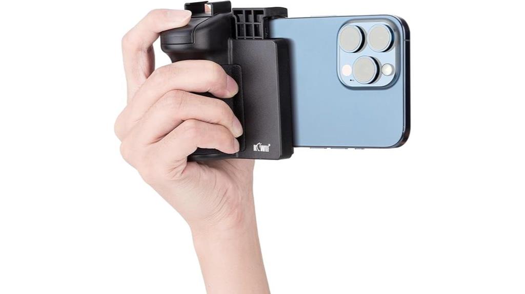 phone grip with tripod