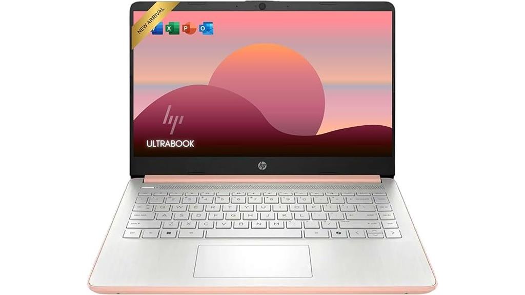 rose gold ultrabook laptop