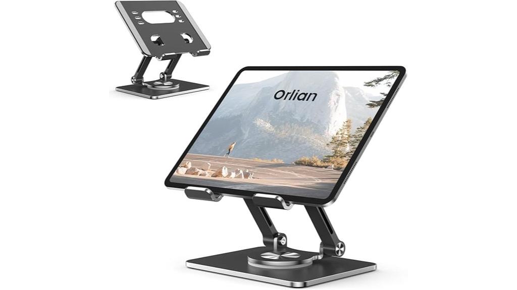 rotating tablet stand holder