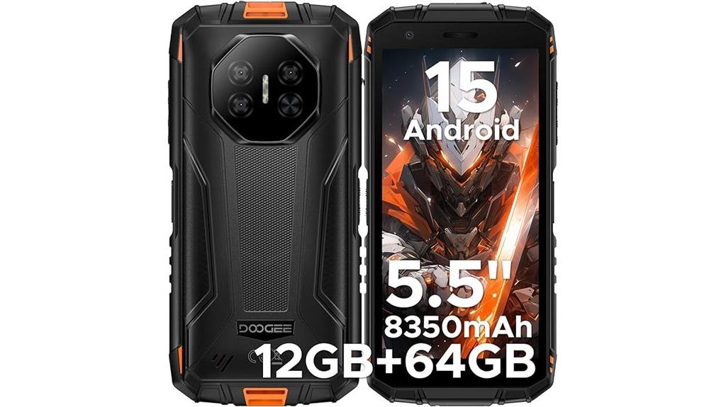 rugged android smartphone fire