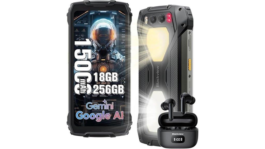 rugged phone 15000mah battery