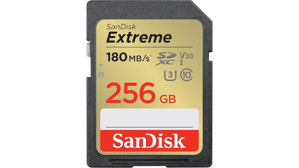 sandisk 256gb extreme card